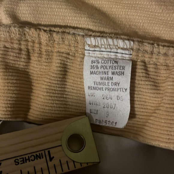 Corduroy Pencil A-Line Medi Skirt Golden Tan Size S - Picture 5 of 5